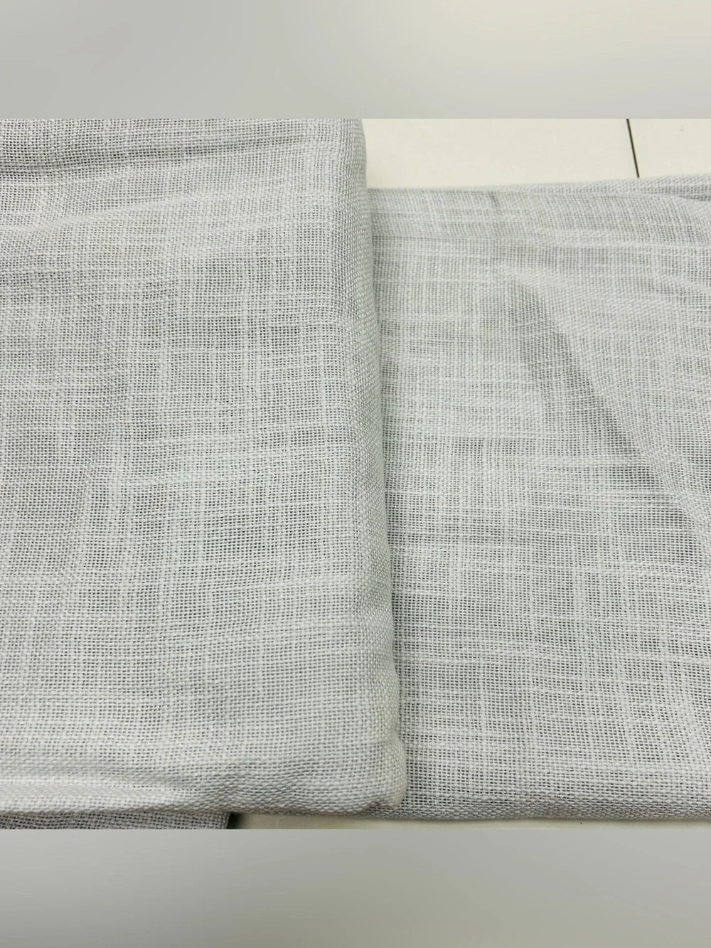 NWOT QUINCE Set Of 2 48x108 Cotton Sheer Curtains Cloud 1116